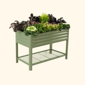 Elevated Garden Bed 2' x 4', raised planter box - IRONPECK