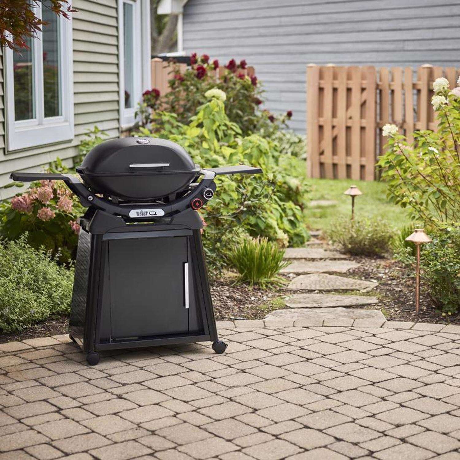 Weber Q 2800N+ Propane Gas Grill with Cart – 2-Burner Portable BBQ Grill - Image 2