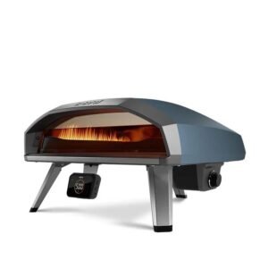 Ooni Koda 2 Pro 18 in Gas Pizza Oven – Propane Outdoor Pizza Oven, Slate Blue