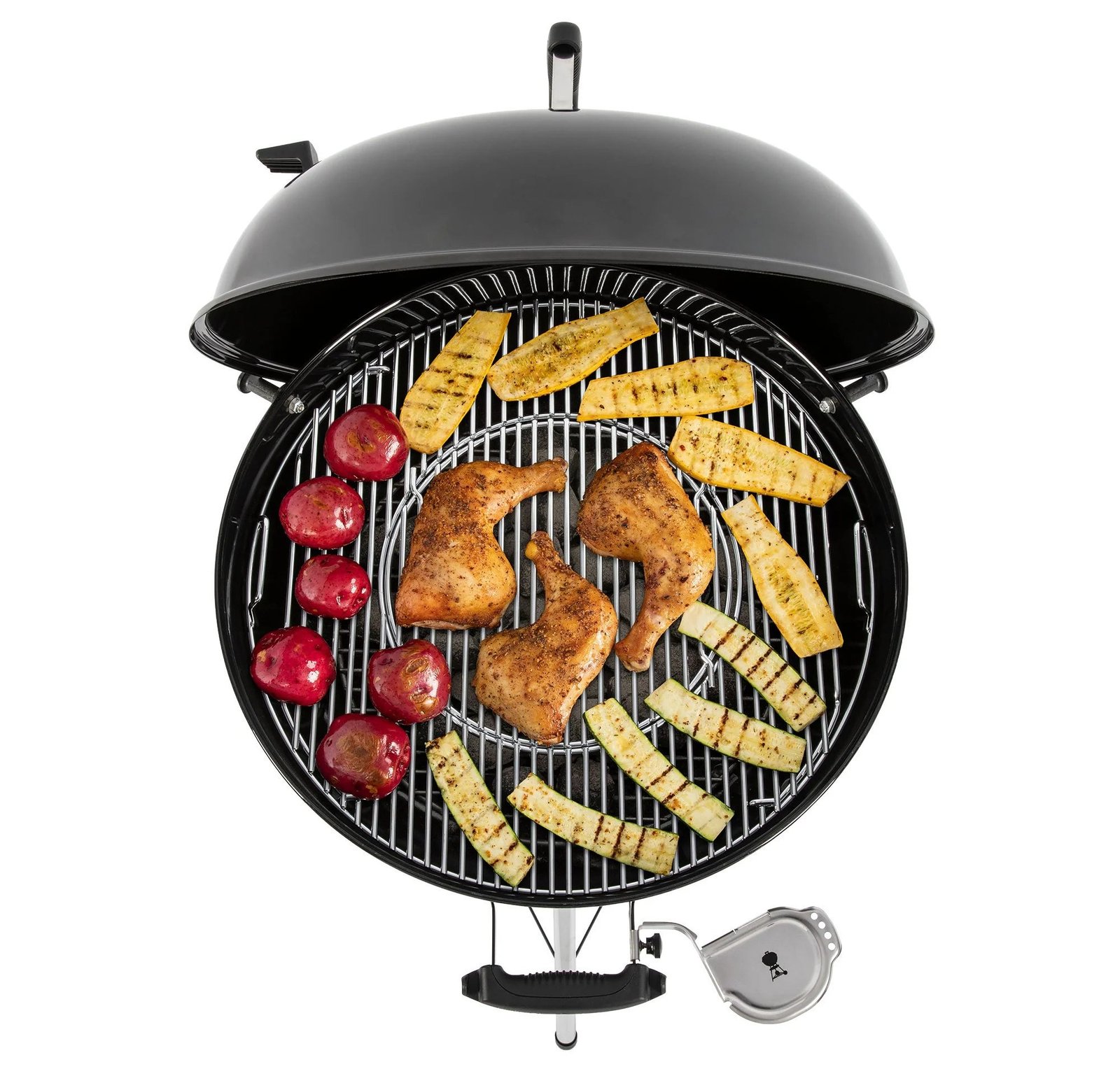 Weber Master-Touch GBS C-5755 Charcoal BBQ 57cm - Ocean Blue - Image 8