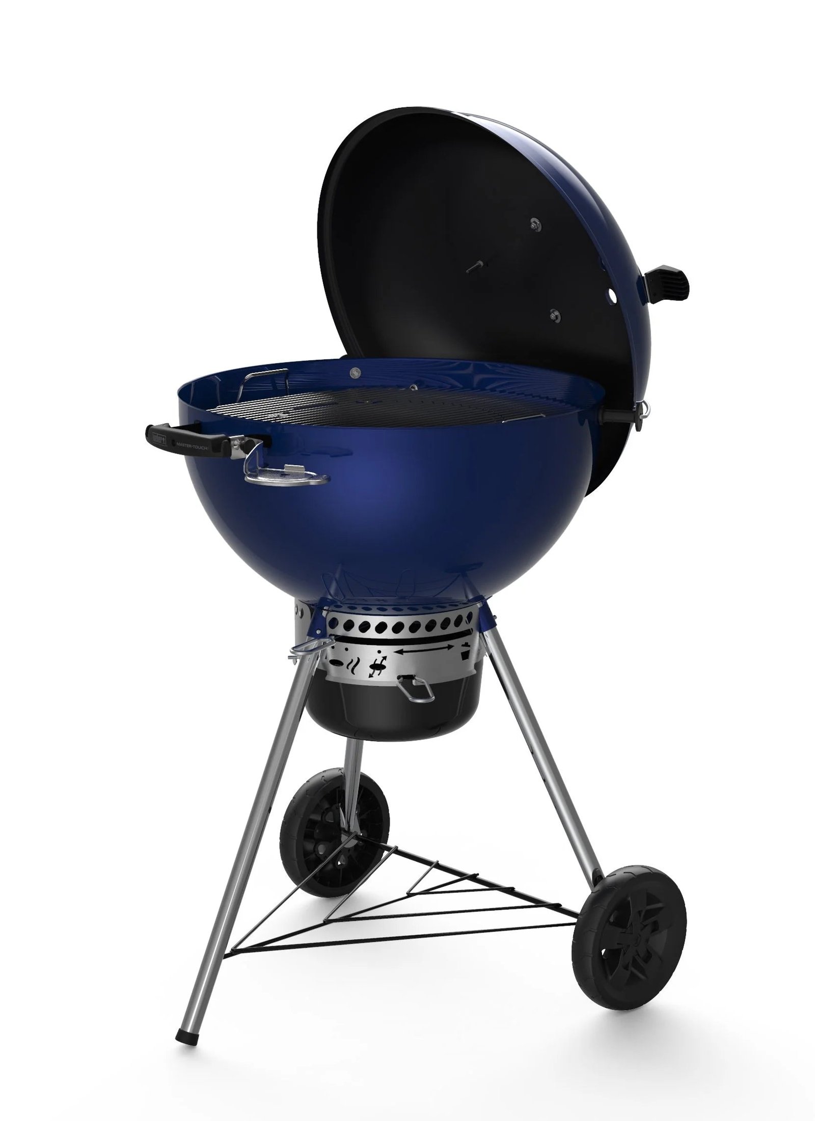 Weber Master-Touch GBS C-5755 Charcoal BBQ 57cm - Ocean Blue - Image 3