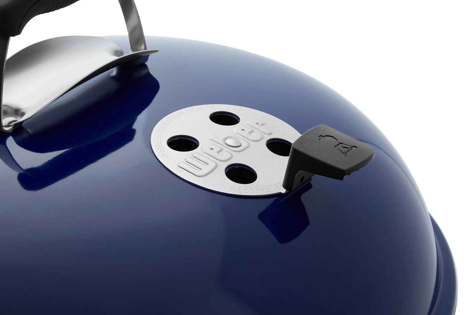 Weber Master-Touch GBS C-5755 Charcoal BBQ 57cm - Ocean Blue - Image 5