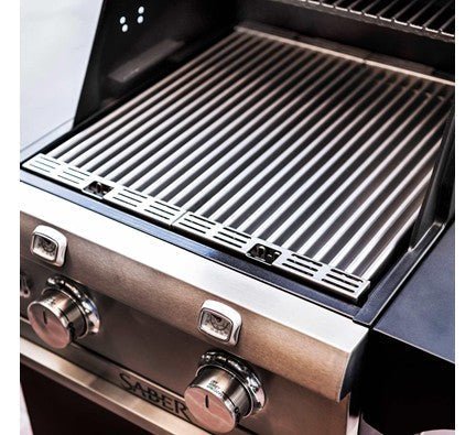 Saber Deluxe 2-Burner Infrared Gas Grill – Black Compact Propane BBQ Grill - Image 6
