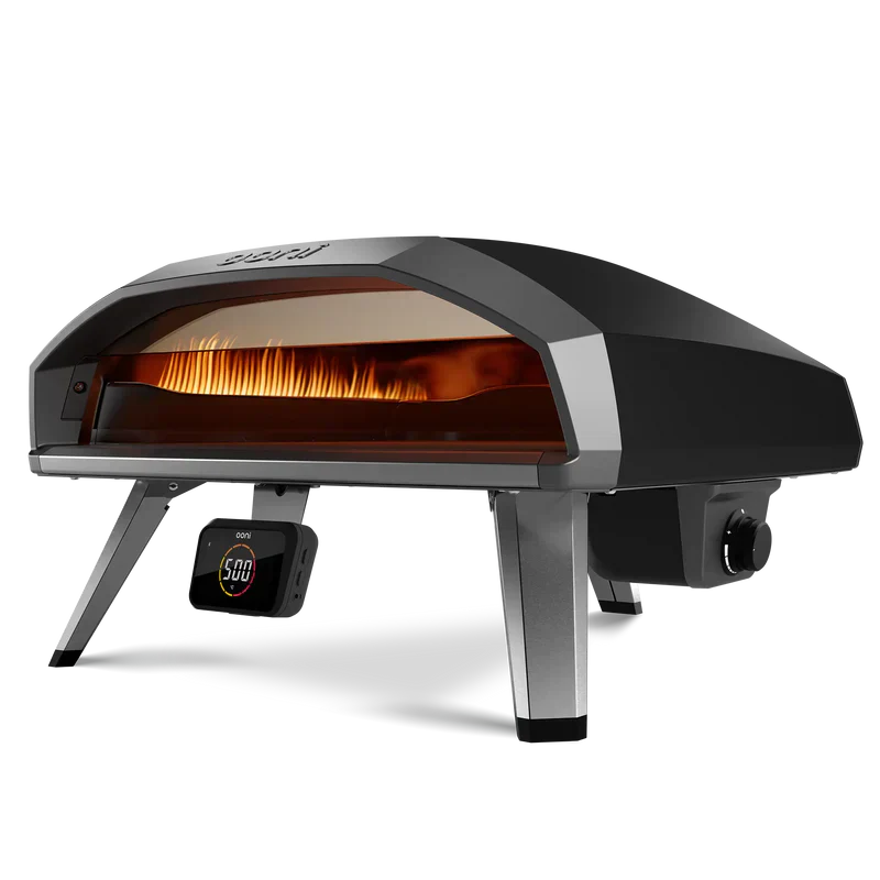 Ooni Koda 2 Pro 18 in Gas Pizza Oven – Propane Outdoor Pizza Oven, Foundry Black