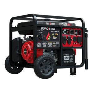 DuroStar DS13000MXT 13000W Tri Fuel Portable Generator – Gas, Propane & Natural Gas, Electric Start