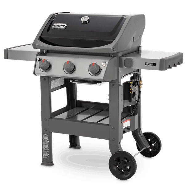 Weber Spirit II E-310 3-Burner Propane Gas Grill – Black BBQ Grill - Image 4