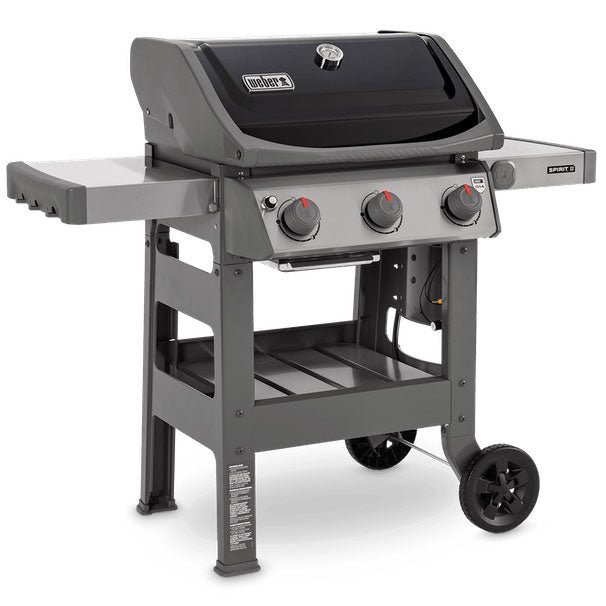 Weber Spirit II E-310 3-Burner Propane Gas Grill – Black BBQ Grill