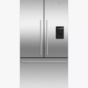 Fisher & Paykel 20 cu ft French Door Refrigerator – Freestanding Frost Free Fridge, Stainless Steel