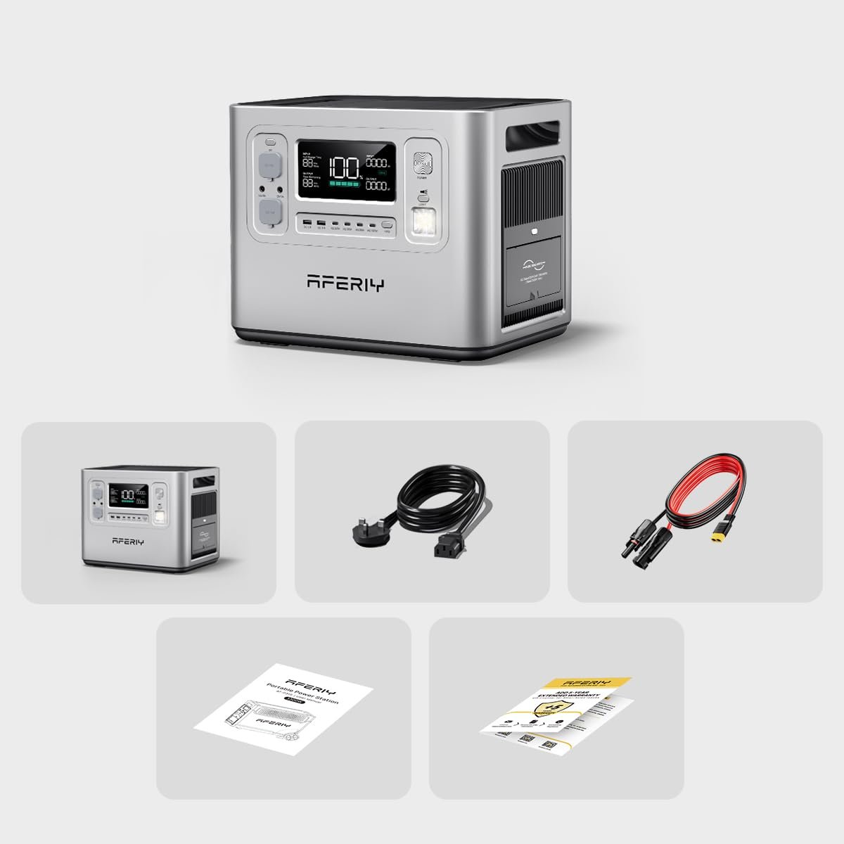 2048Wh 2400W Portable Power Station LiFePO4 – Solar Generator Battery Backup for Home & Camping - Image 7