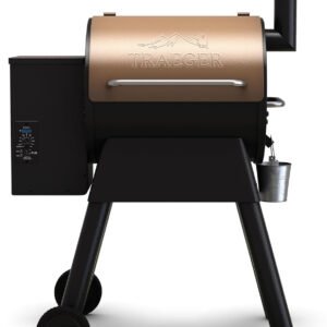 Traeger Pro 22 Wood Pellet Grill & Smoker - 6-in-1 BBQ with 572 Sq In Cooking Area & Digital Pro Controller - TFB57PZBO