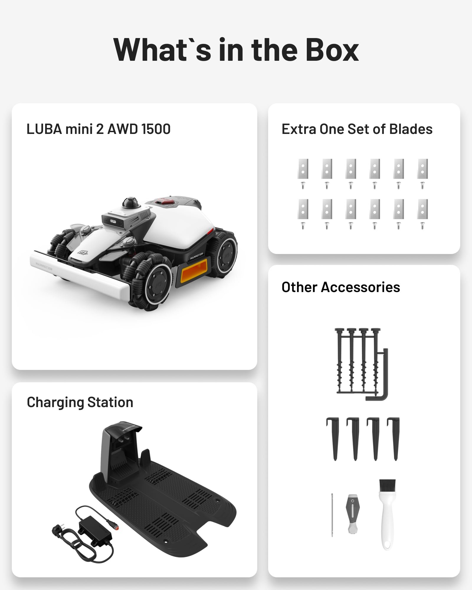 Mammotion LUBA mini 2 AWD 1500 Robot Lawn Mower – Wire-Free 360° LiDAR + AI Vision, for Lawns up to 0.37 Acre - Image 11