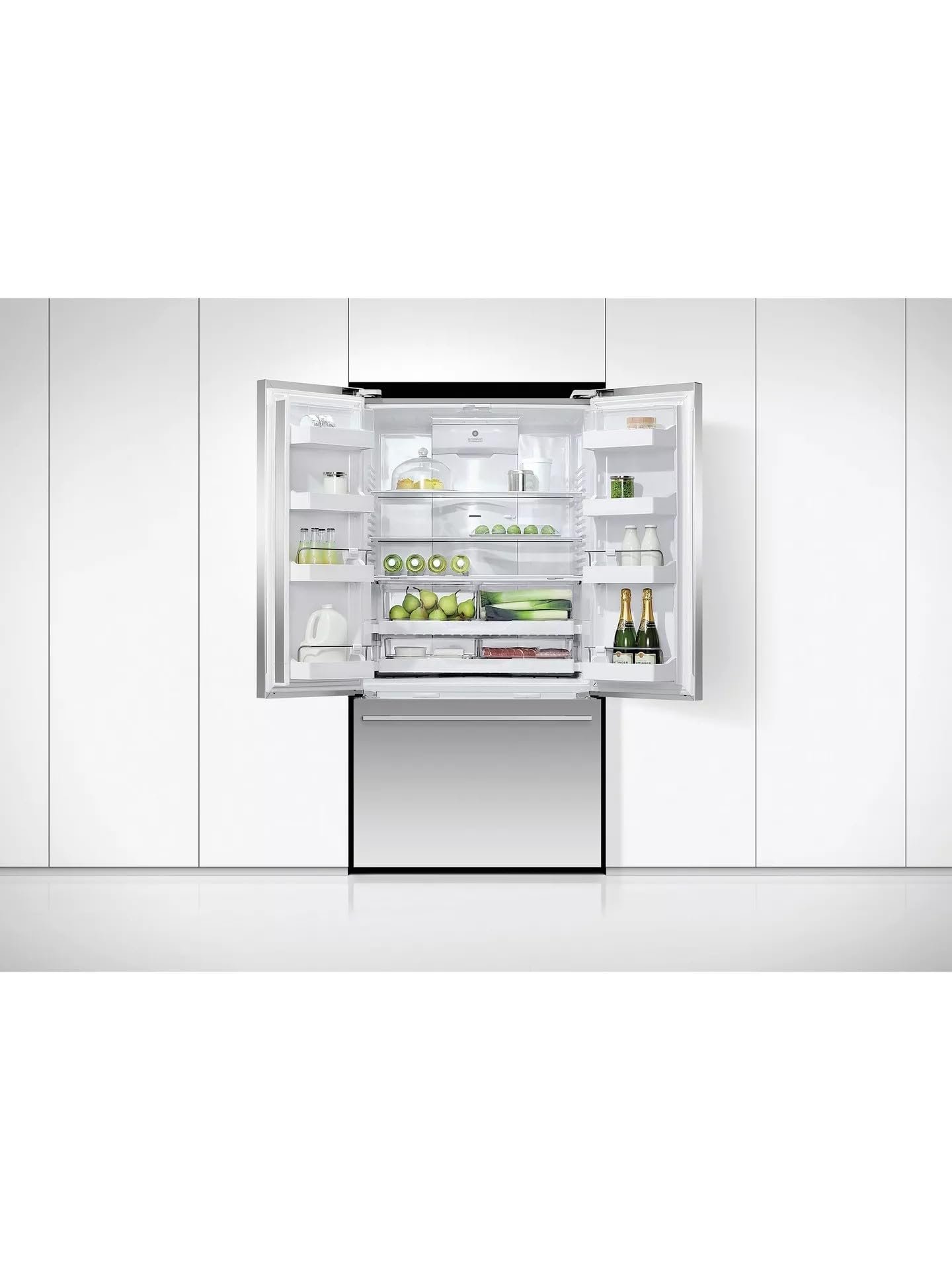 Fisher & Paykel 20 cu ft French Door Refrigerator – Freestanding Frost Free Fridge, Stainless Steel - Image 7
