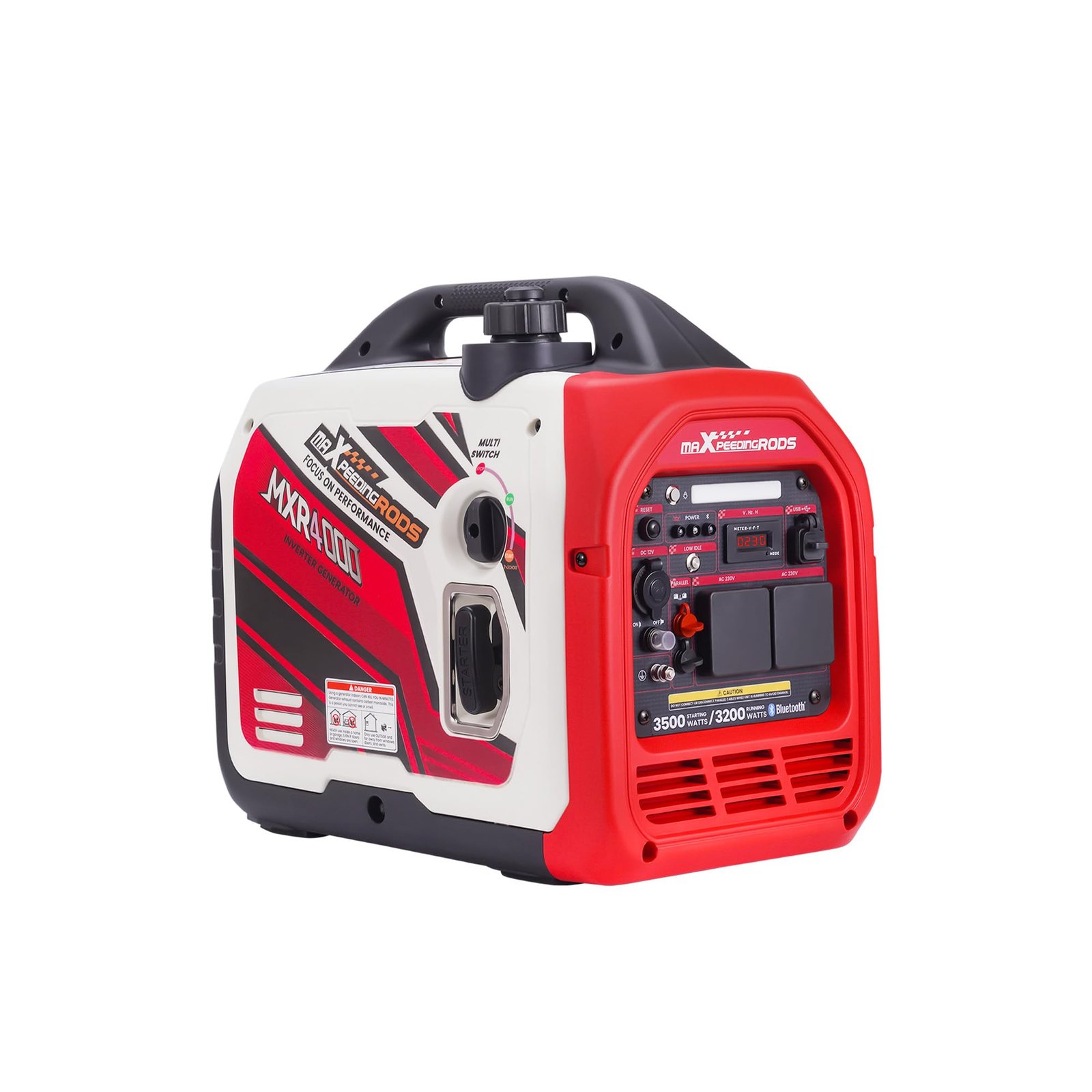 3500W Portable Gas Generator – Backup Power for Home, Camping & RV, 3 Outlets