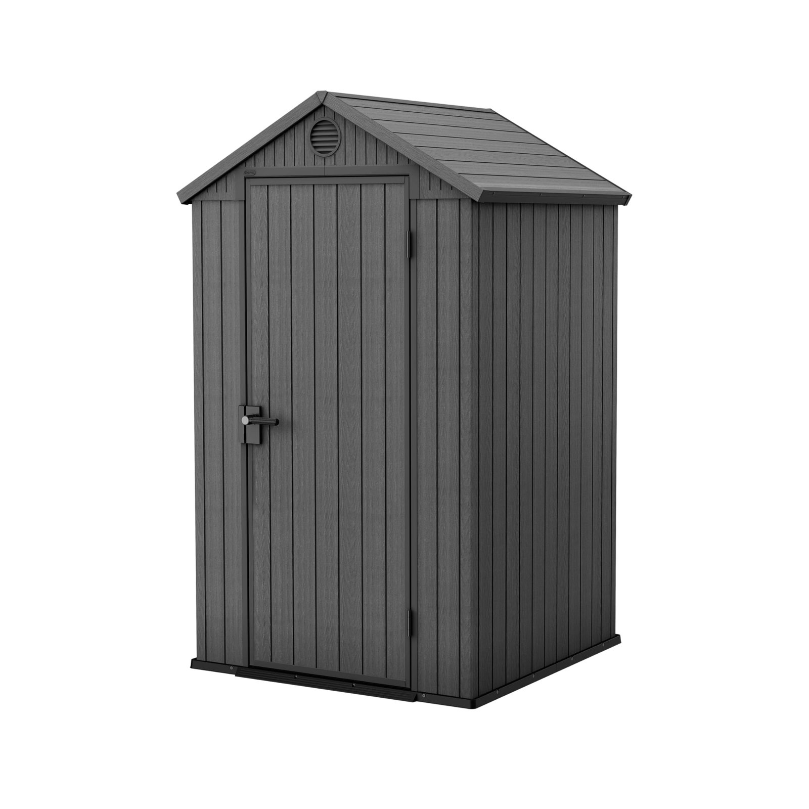 6 x 8 ft Outdoor Resin Storage Shed with Double Doors, Window & Heavy-Duty Floor – Plastic Backyard Shed - Image 13