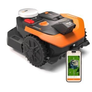 WORX Landroid Vision Cloud WR303E 2WD Robot Lawn Mower – Wire-Free AI Vision Robotic Mower with App Control