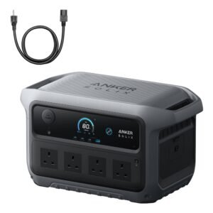 2048Wh 2400W Portable Power Station – Solar Generator for Home Backup, Camping & RV