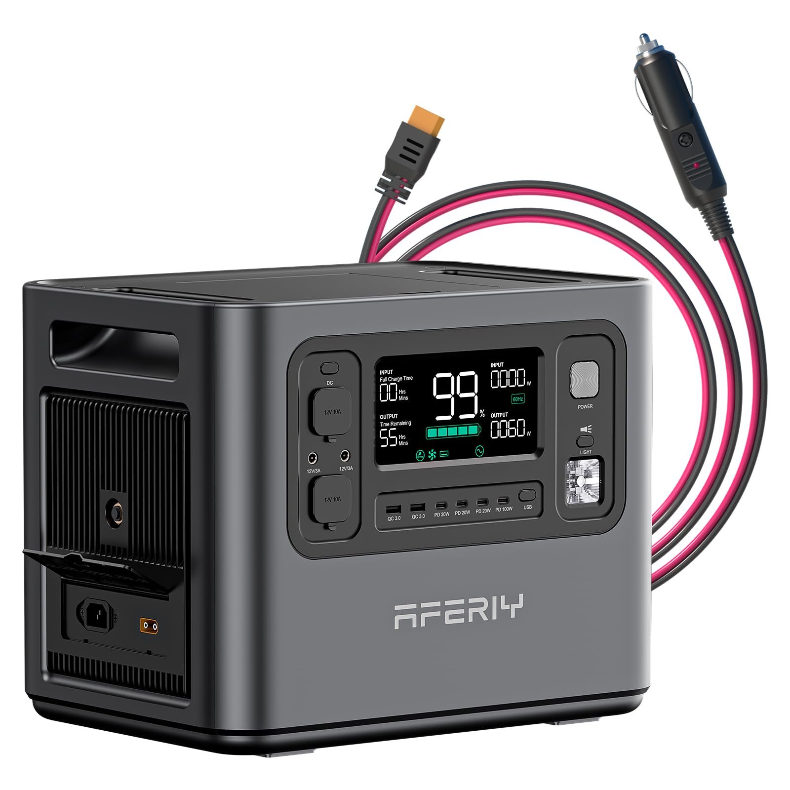 2048Wh Portable Power Station 2400W LiFePO4 – Solar Generator with UPS for Home Backup, Camping & RV - Image 11