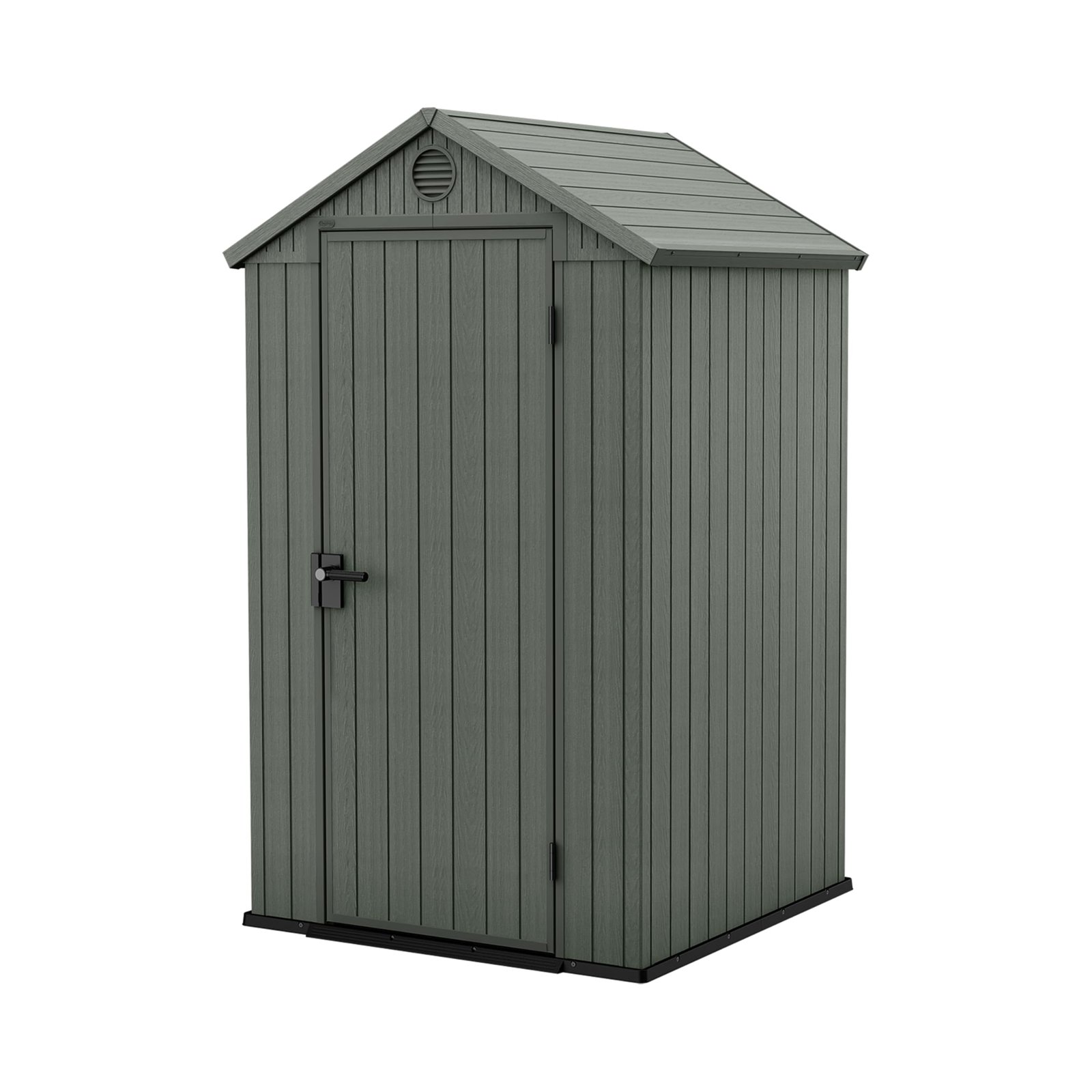 6 x 8 ft Outdoor Resin Storage Shed with Double Doors, Window & Heavy-Duty Floor – Plastic Backyard Shed - Image 15