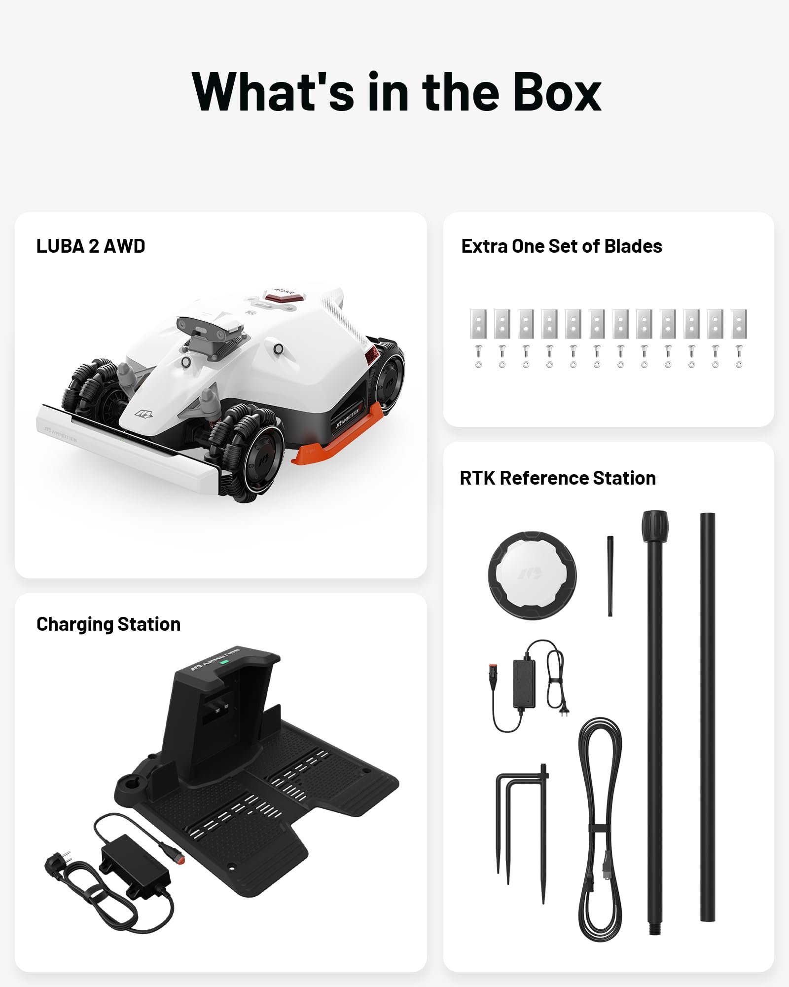 Mammotion LUBA 2 AWD 5000X Wire-Free Robot Lawn Mower – RTK + AI Vision, All-Wheel Drive, 1.25 Acre Coverage - Image 7
