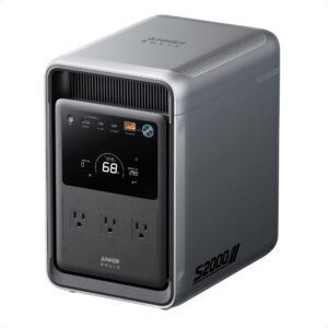 Anker SOLIX S2000 Portable Power Station 2010Wh 3000W Peak – LiFePO4 Home Backup Battery Generator