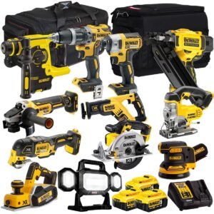 DEWALT 20V MAX XR 12 Tool Combo Kit with 3 x 5.0Ah Batteries & Charger – Cordless Power Tool Set (T4TKIT-8064)
