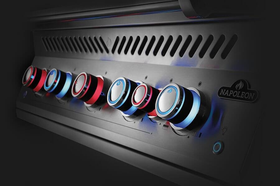 Napoleon Built-In 700 Series 32 in Stainless Steel Gas Grill Head with Infrared Rear Burner - Image 6