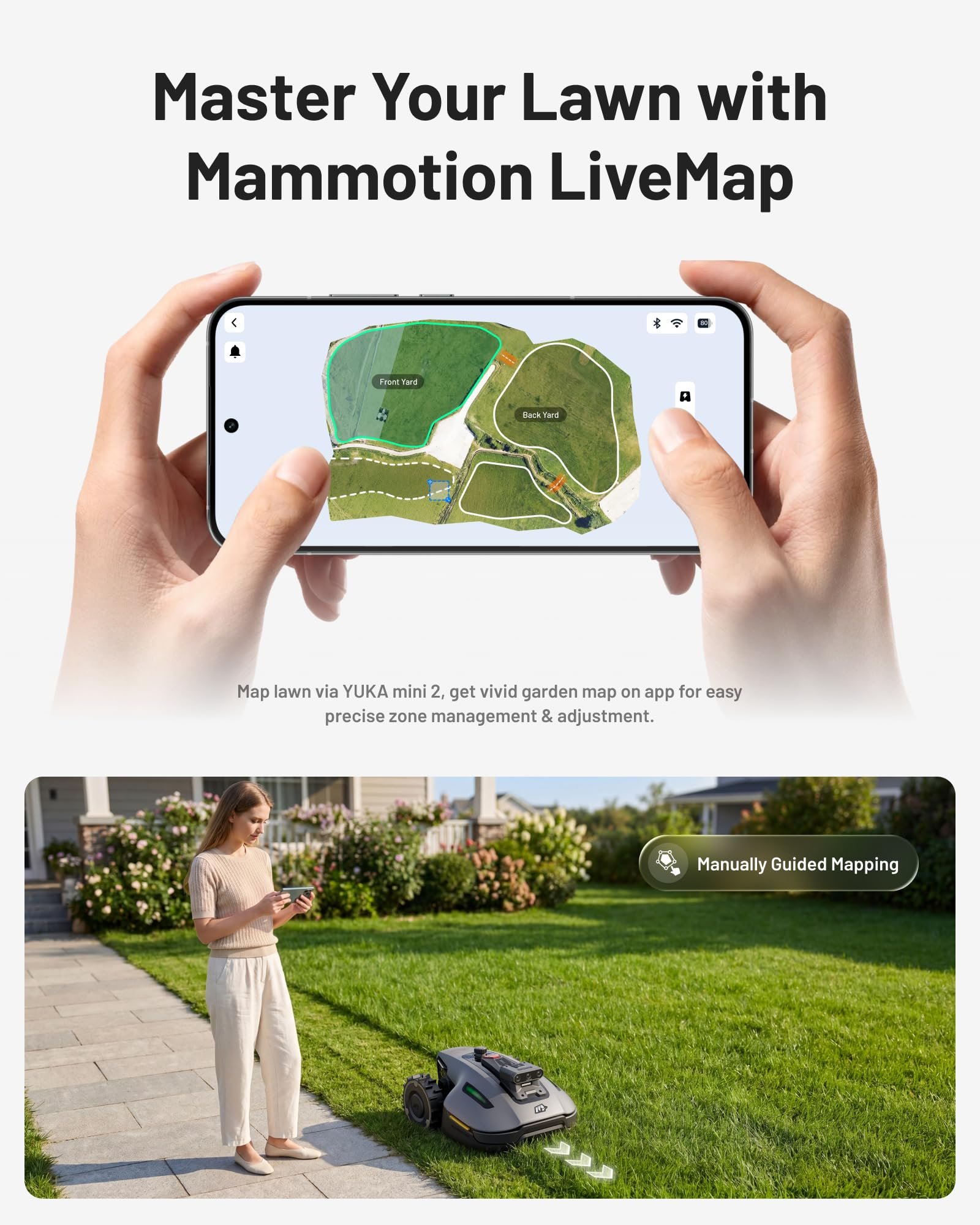 Mammotion YUKA mini 2 500 Robot Lawn Mower – Wire-Free AI Vision Robotic Mower for Small Lawns up to 0.12 Acre - Image 7