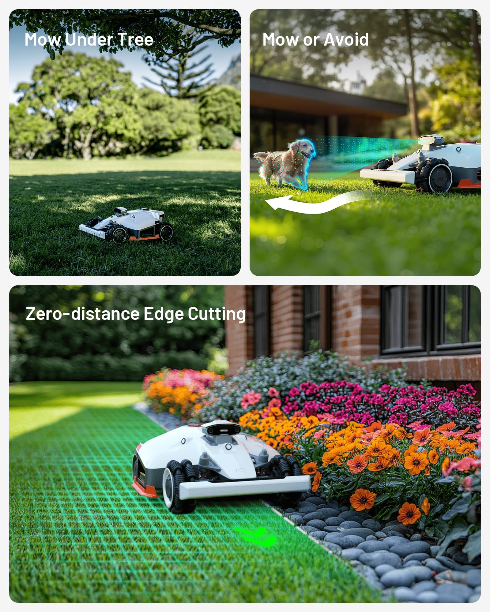 Mammotion LUBA 2 AWD 3000X Robot Lawn Mower – Wire-Free, RTK + AI Vision, for Lawns up to 0.75 Acre - Image 4