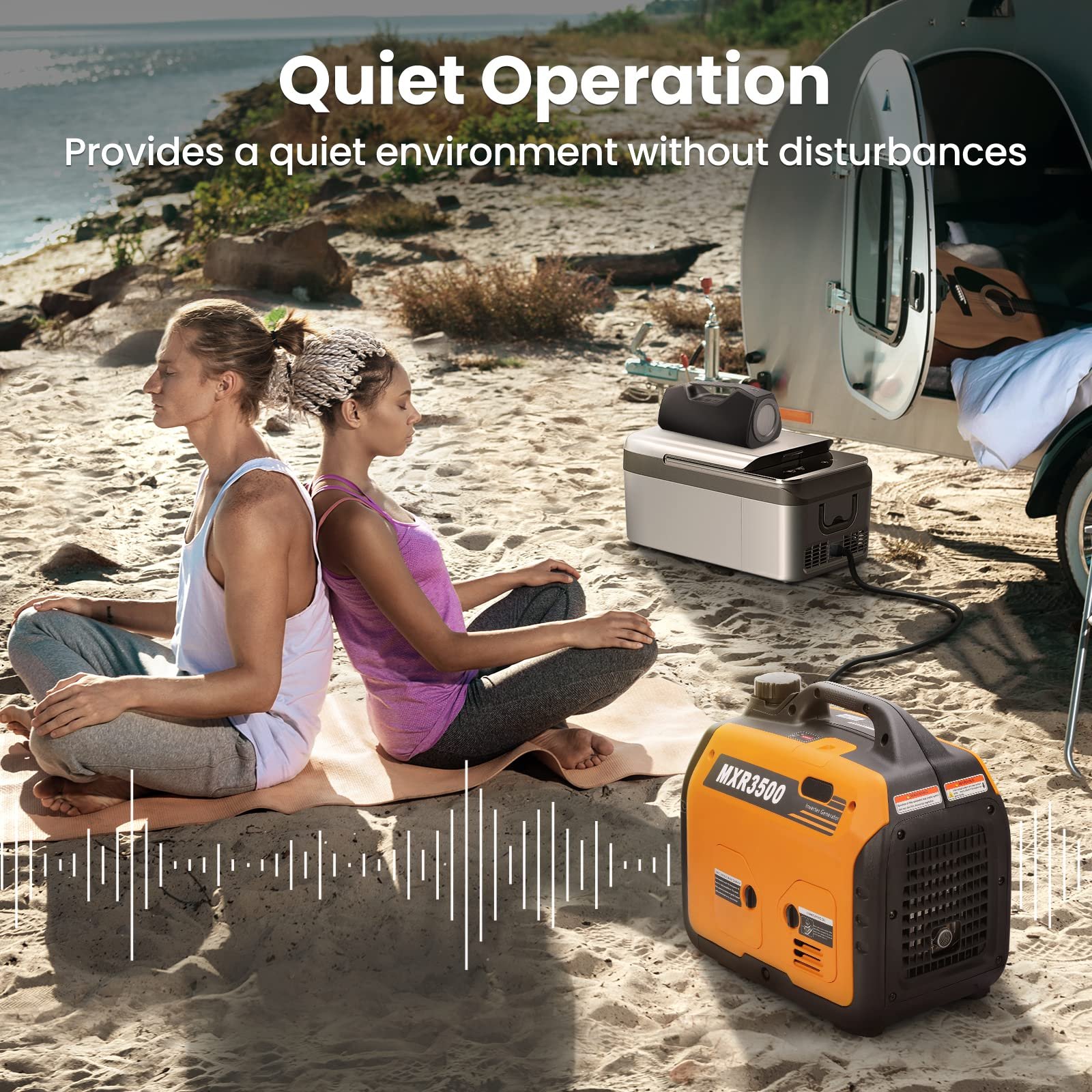 3300W Gas Inverter Generator – Portable Generator with Parallel Kit, 8 Hr Runtime - Image 4