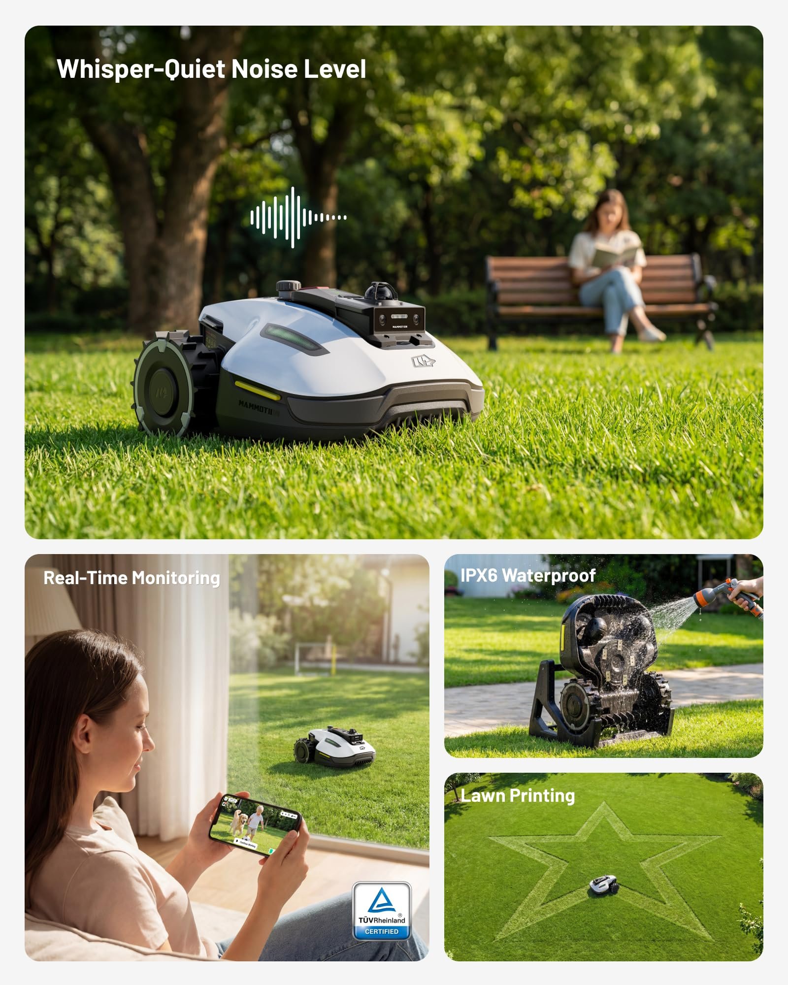 Mammotion YUKA mini 2 1000 Robot Lawn Mower – Wire-Free AI Vision Robotic Mower for Lawns up to 0.25 Acre - Image 10