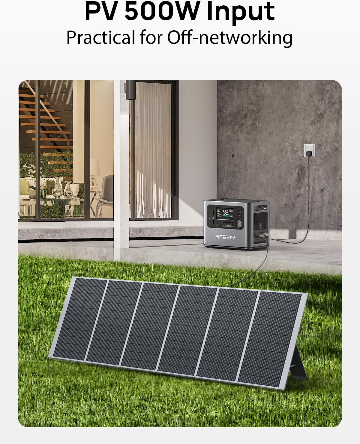 2048Wh Portable Power Station 2400W LiFePO4 – Solar Generator with UPS for Home Backup, Camping & RV - Image 7