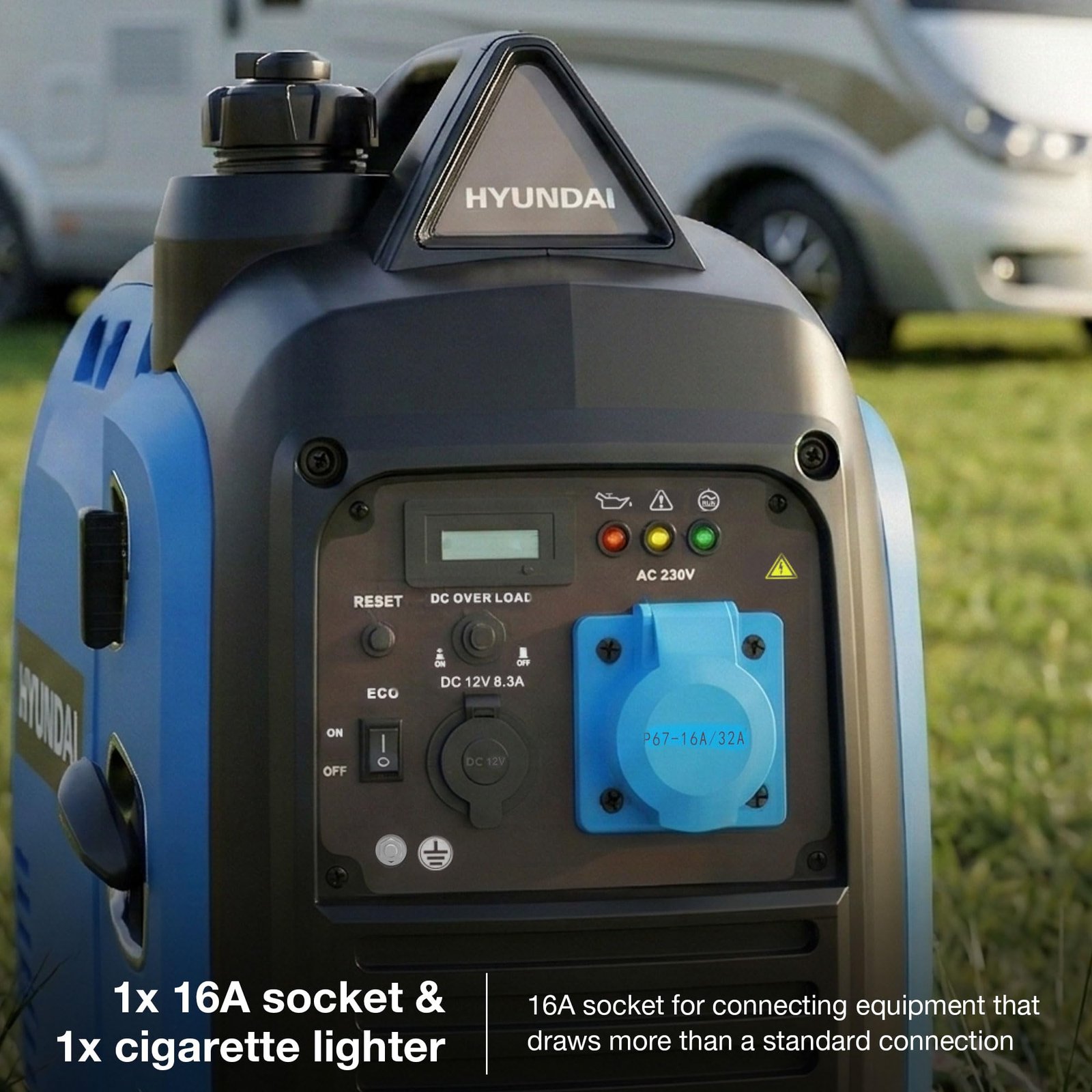 3300W Gas Inverter Generator – Quiet Portable Generator, 6 Hr Runtime - Image 3