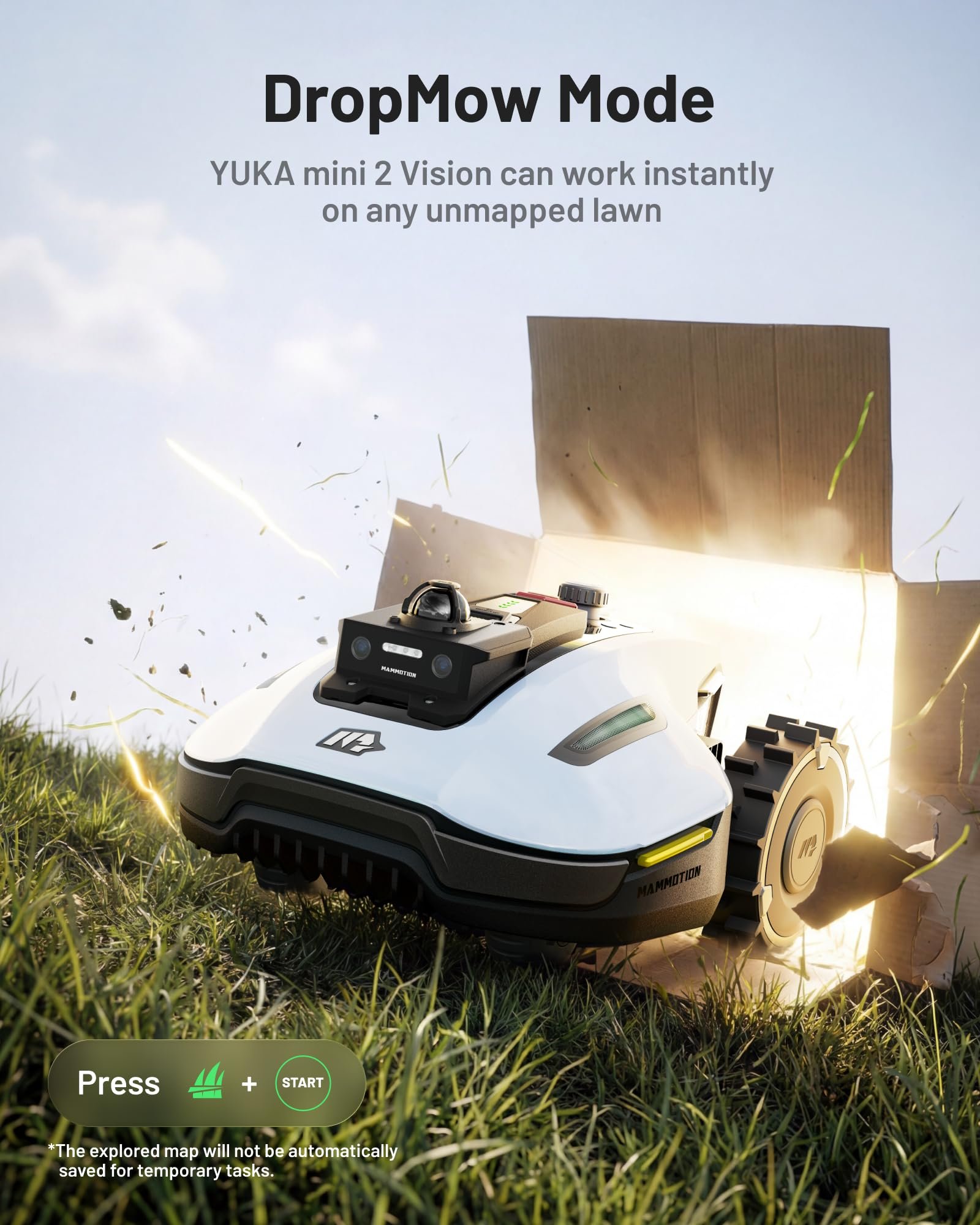 Mammotion YUKA mini 2 1000 Robot Lawn Mower – Wire-Free AI Vision Robotic Mower for Lawns up to 0.25 Acre - Image 5