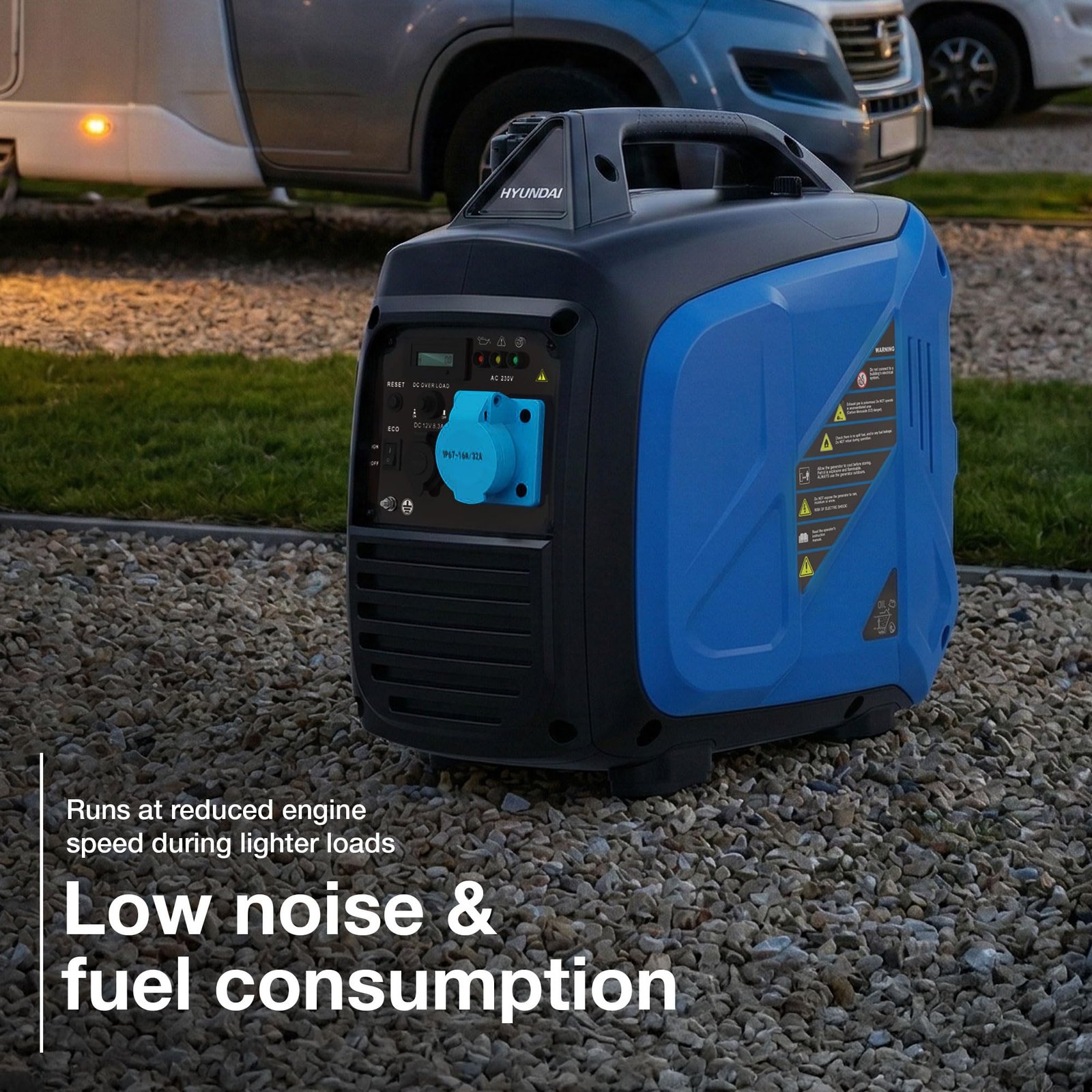 3300W Gas Inverter Generator – Quiet Portable Generator, 6 Hr Runtime - Image 4