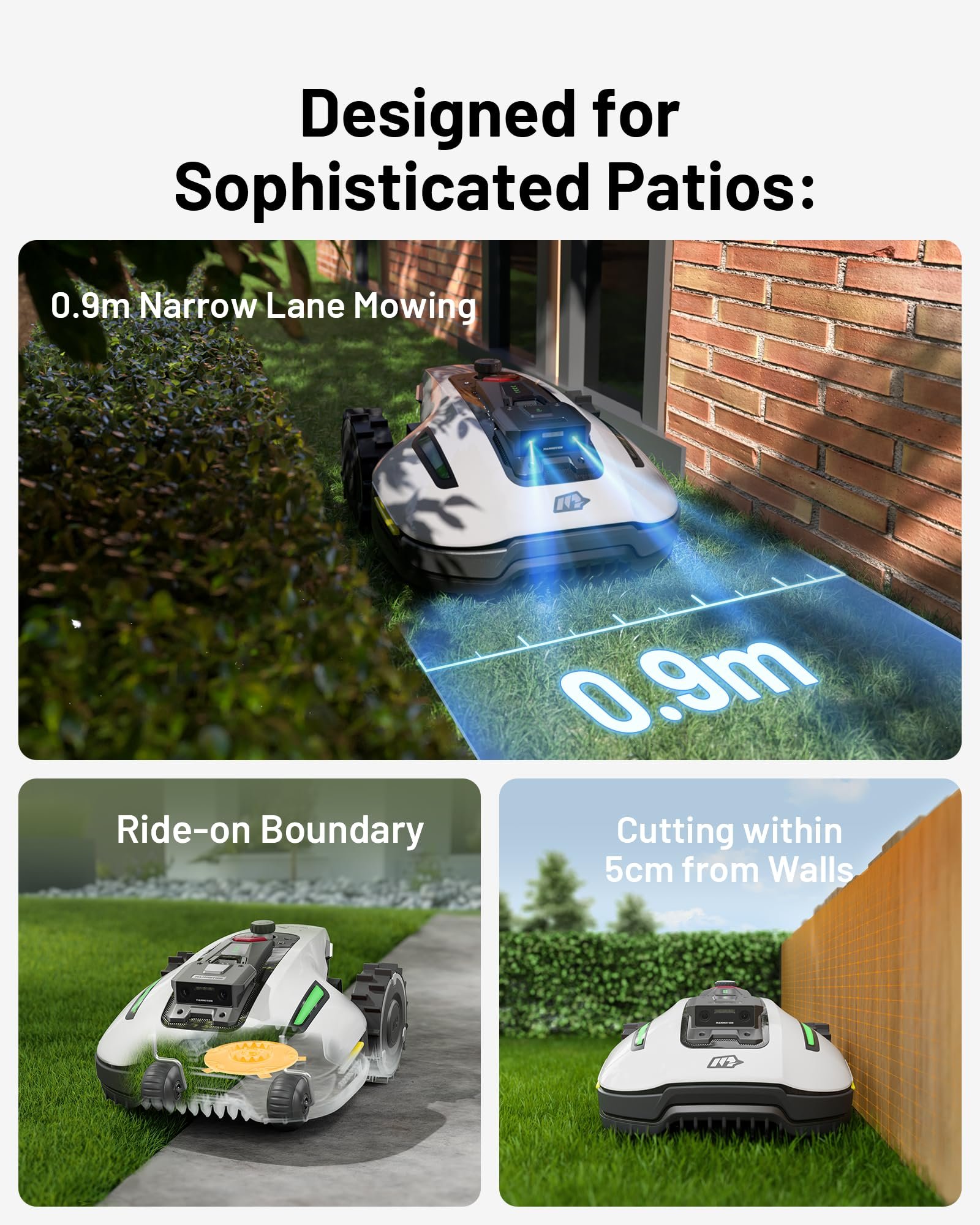 Mammotion YUKA mini 500 Robot Lawn Mower – Wire-Free 3D AI Vision, 45% Slopes, 4G, for Lawns up to 5,400 sq ft - Image 6