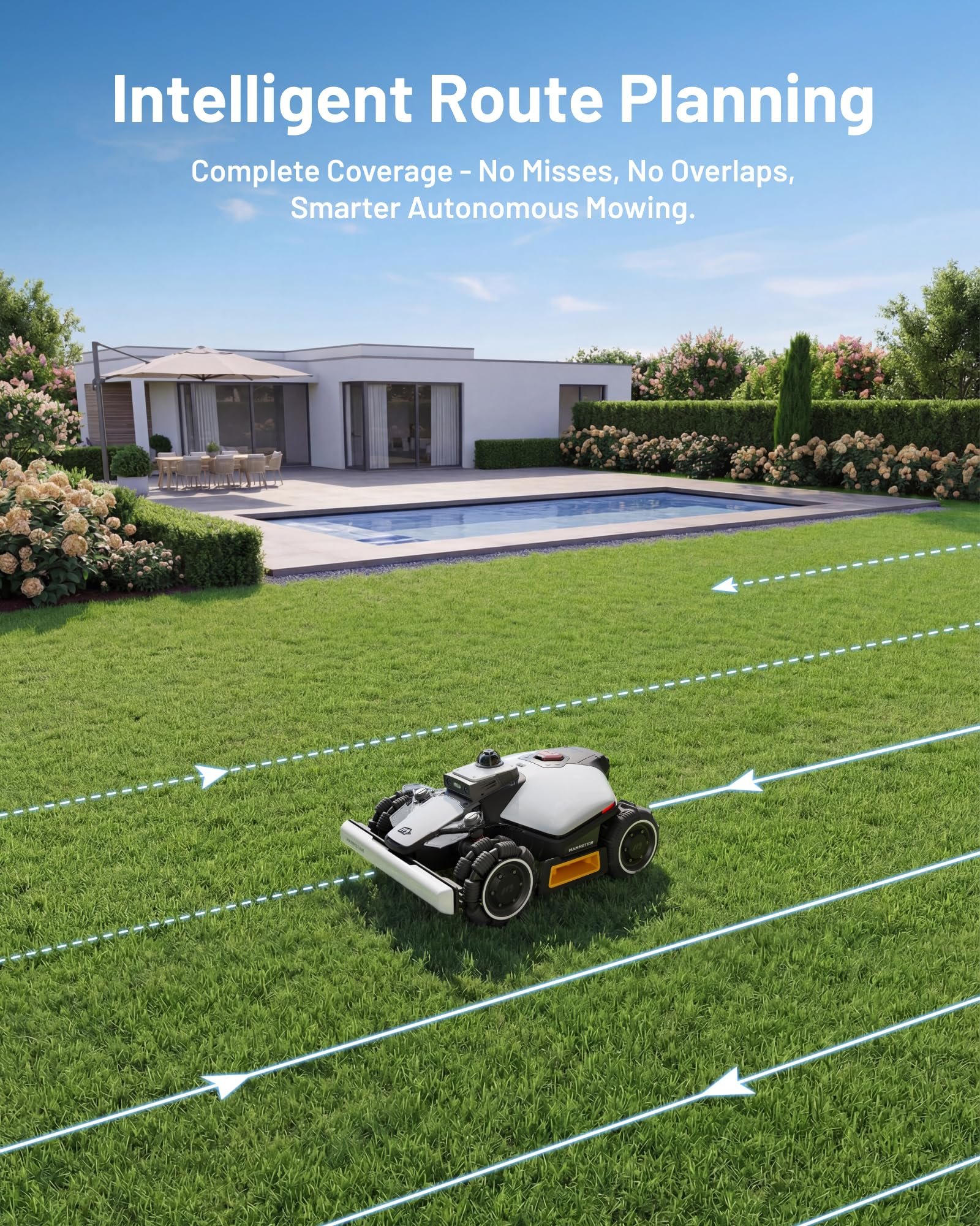 Mammotion LUBA mini 2 AWD 1500 Robot Lawn Mower – Wire-Free 360° LiDAR + AI Vision, for Lawns up to 0.37 Acre - Image 8