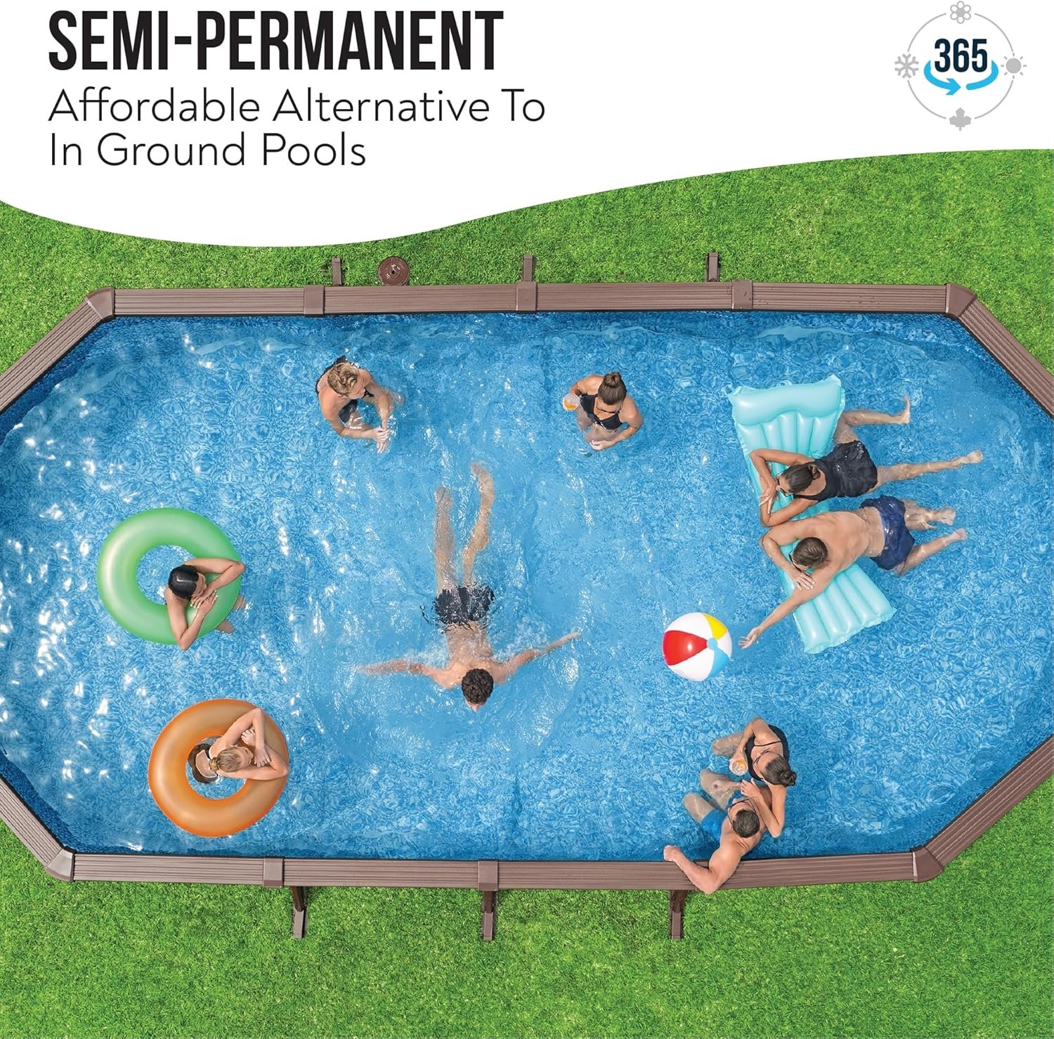 Bestway Hydrium 24 ft Oval Above Ground Pool Set – Steel Wall Swimming Pool with Sand Filter Pump - Image 2