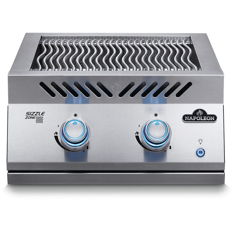 Napoleon Built-In 700 Series Dual Infrared Side Burner – Stainless Steel Outdoor Kitchen Searing Station