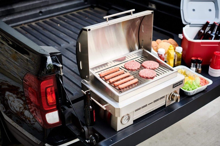 Coyote 25 in Portable Gas Grill – Stainless Steel Tabletop BBQ Grill - Image 5