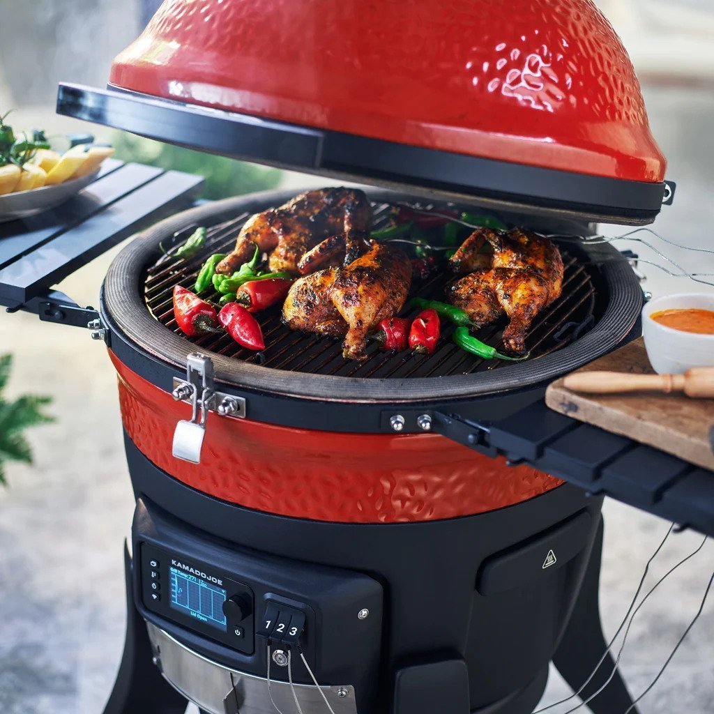 Kamado Joe Konnected Joe Digital Charcoal Grill & Smoker – 18 in Wi-Fi Kamado Grill with Auto Ignition - Image 4
