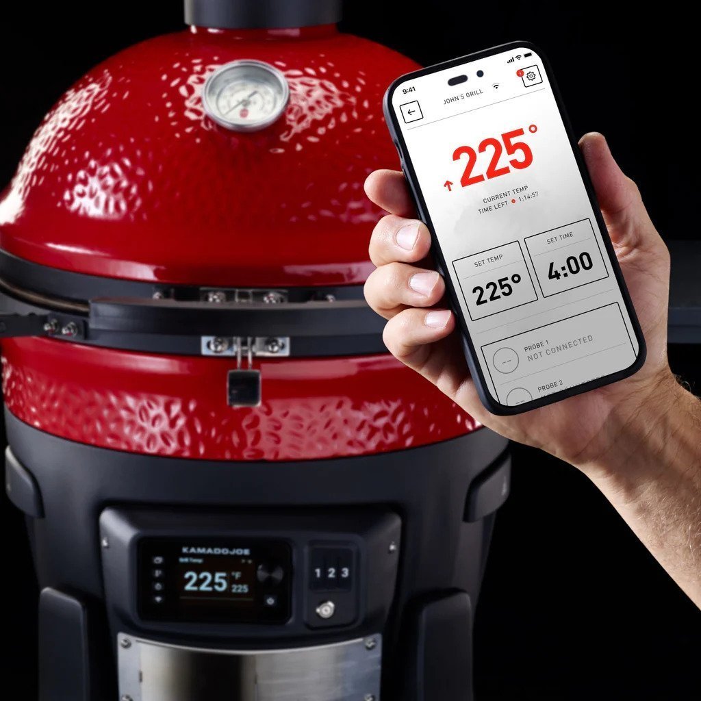 Kamado Joe Konnected Joe Digital Charcoal Grill & Smoker – 18 in Wi-Fi Kamado Grill with Auto Ignition - Image 5