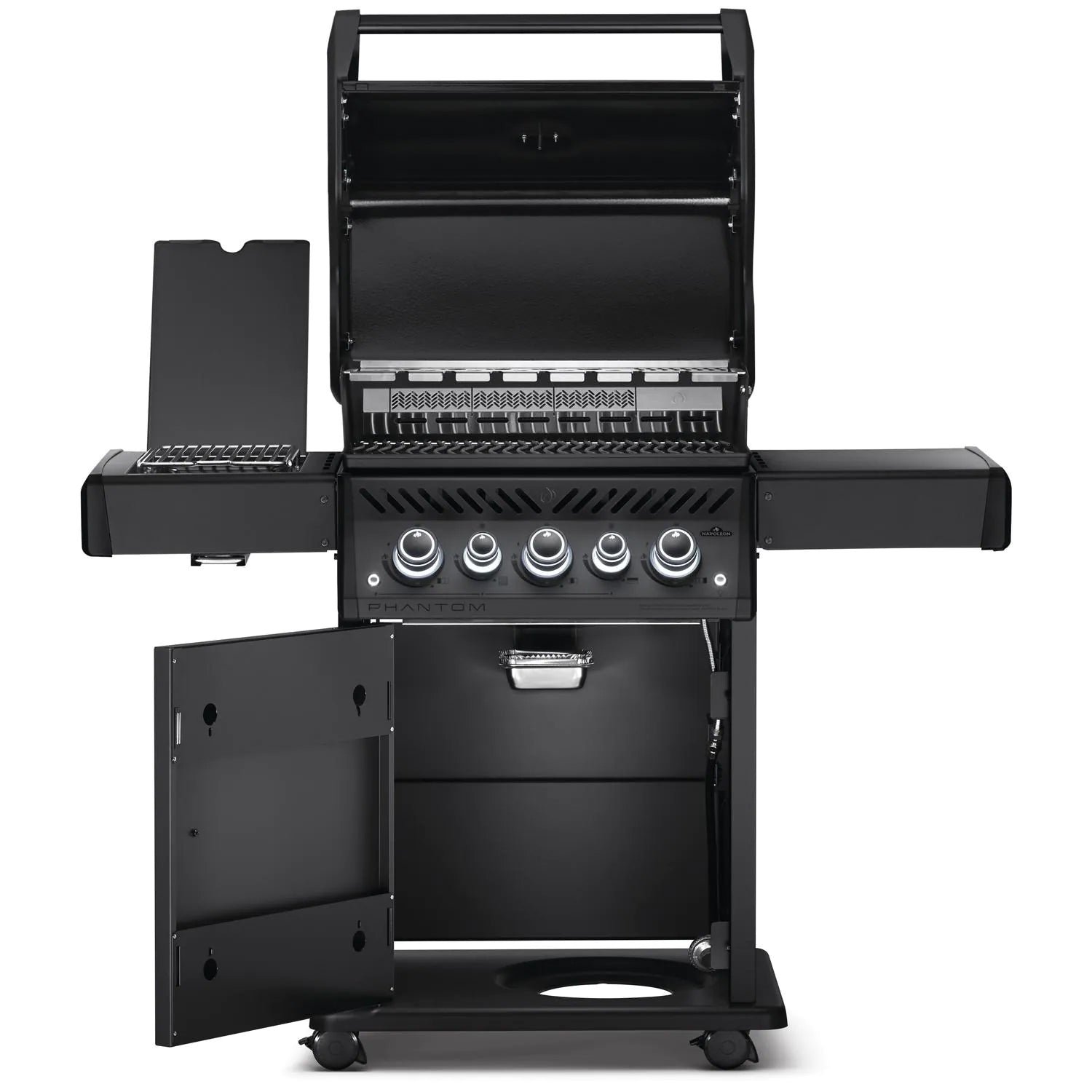 Napoleon Phantom Rogue SE 425 Propane Gas Grill – Matte Black 3-Burner Grill with Infrared Side Burner - Image 5