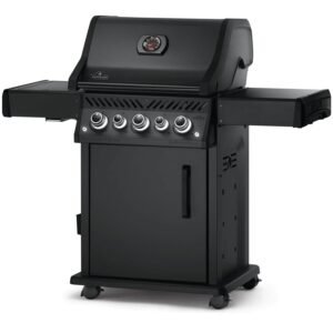 Napoleon Phantom Rogue SE 425 Propane Gas Grill – Matte Black 3-Burner Grill with Infrared Side Burner