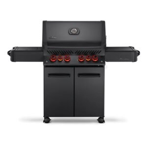 Napoleon Phantom Prestige 500 RSIB Gas Grill – Matte Black Grill with Infrared Rear & Side Burners