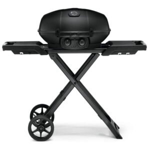 Napoleon Phantom TravelQ PRO 285 Portable Propane Gas Grill – 2-Burner Tabletop Grill with Cart