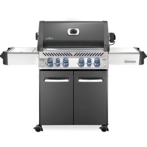 Napoleon Prestige 500 RSIB Propane Gas Grill with Infrared Rear & Side Burners – Gray