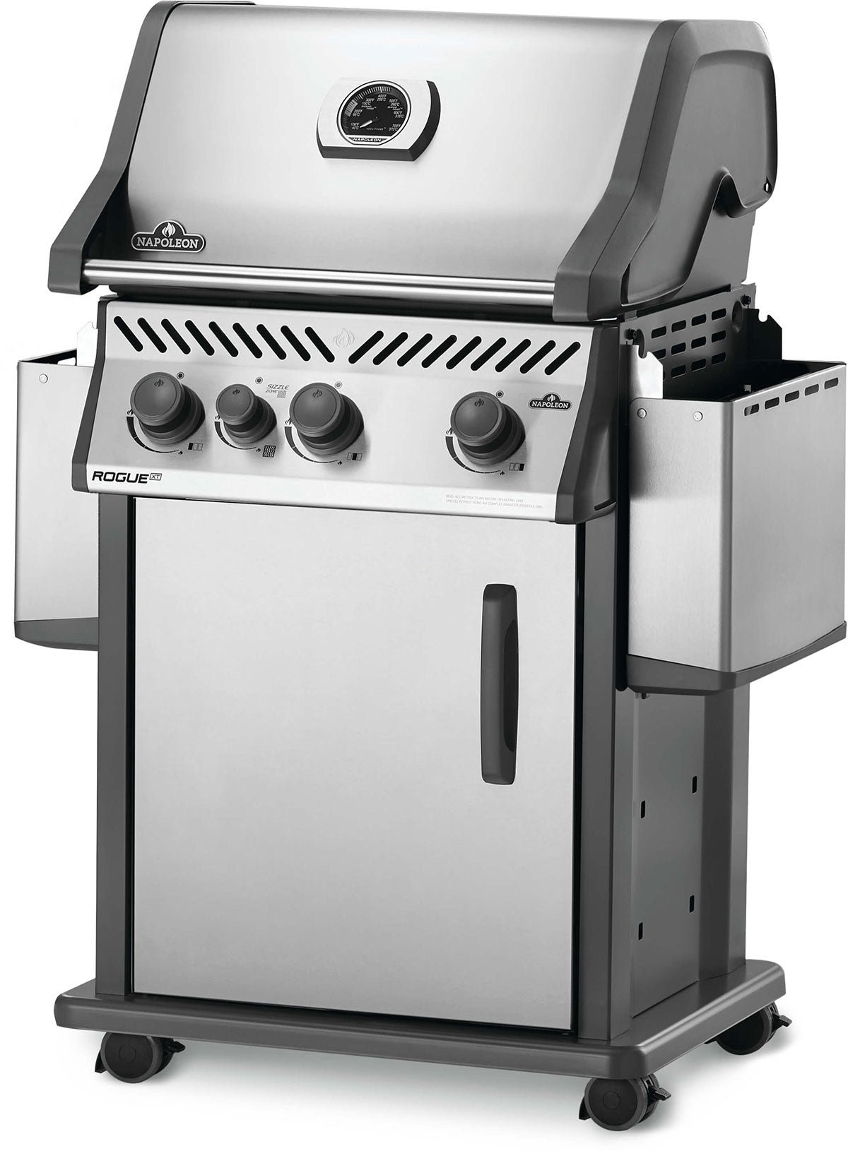 Napoleon Rogue XT 425 Propane Gas Grill – 3-Burner BBQ Grill, Stainless Steel - Image 5