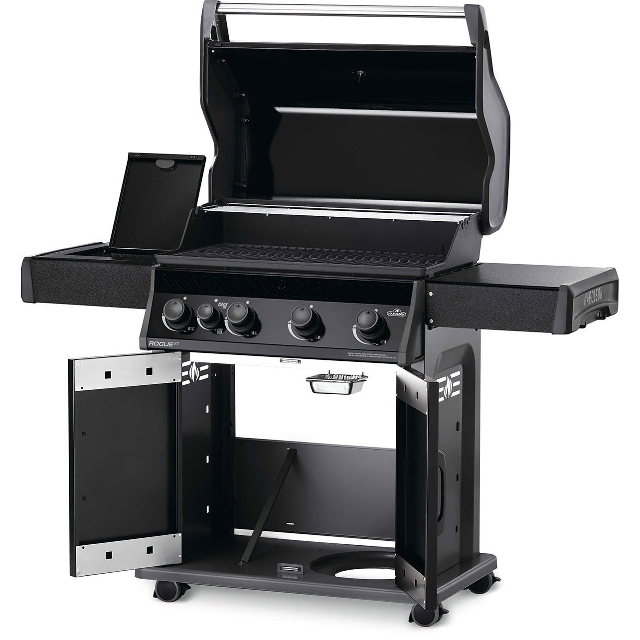 Napoleon Rogue XT 525 Propane Gas Grill – 4-Burner BBQ Grill, Black - Image 5