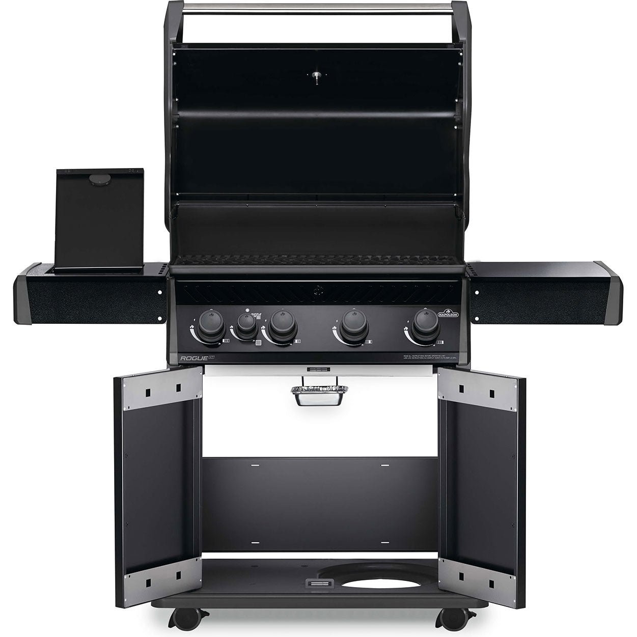 Napoleon Rogue XT 525 Propane Gas Grill – 4-Burner BBQ Grill, Black - Image 4