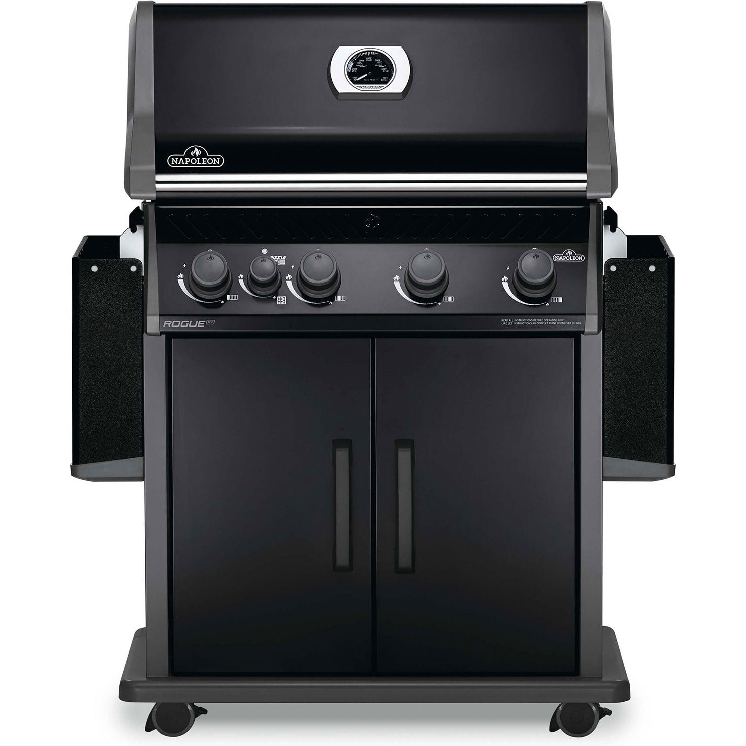 Napoleon Rogue XT 525 Propane Gas Grill – 4-Burner BBQ Grill, Black - Image 2